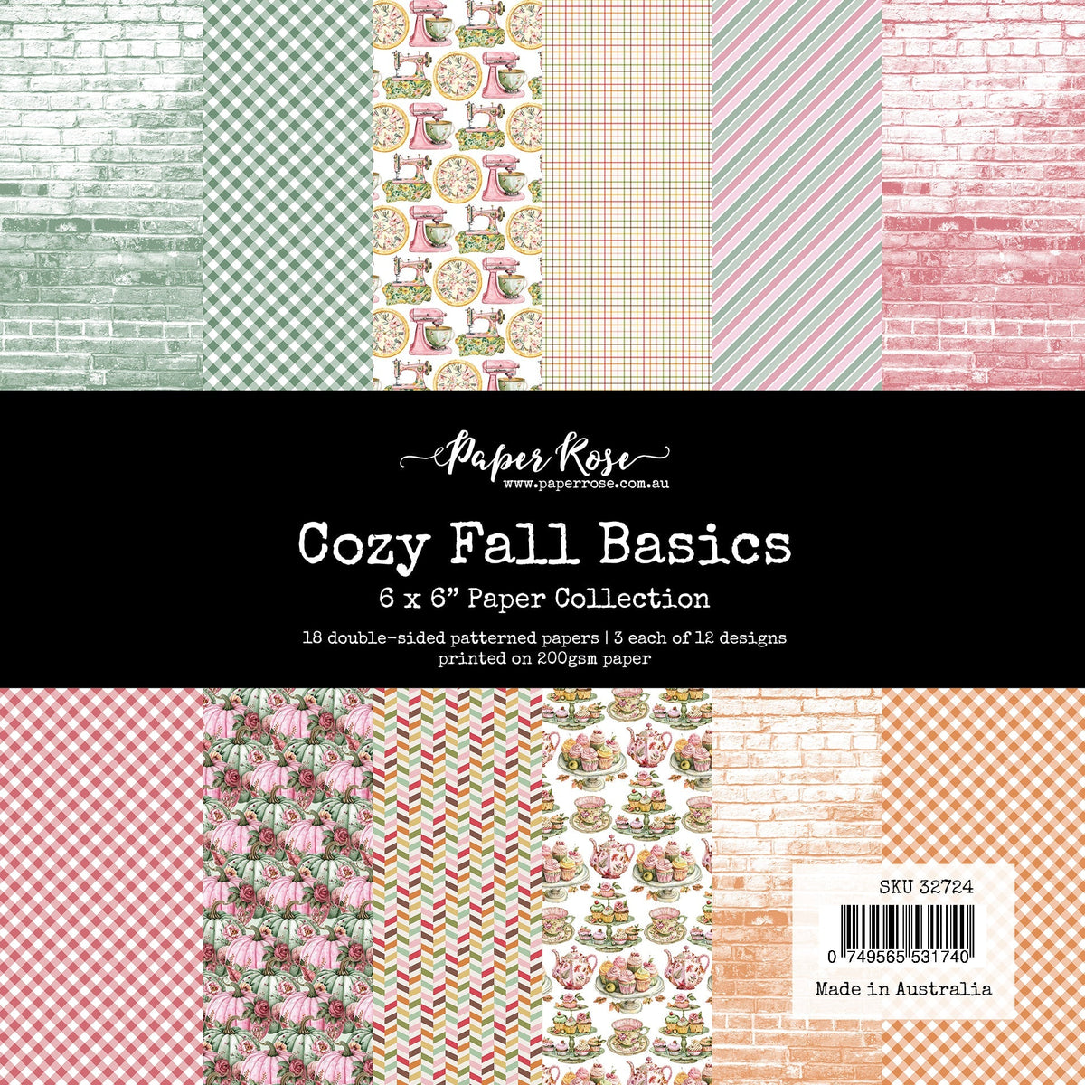 Cozy Fall Basics 6x6 Paper Collection 32724-1