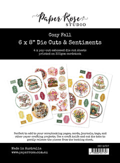 Cozy Fall 6x8" Die Cuts & Sentiments 32727-1