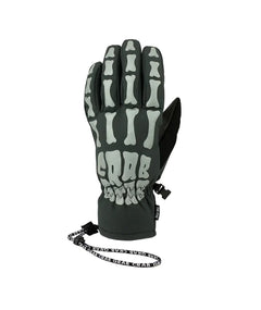 Crab Grab 'Five' Winter Gloves - Bones/Reflective-1