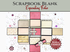 CrafTreat Scrapbook Blanks - Expanding Folio - Black Color-1