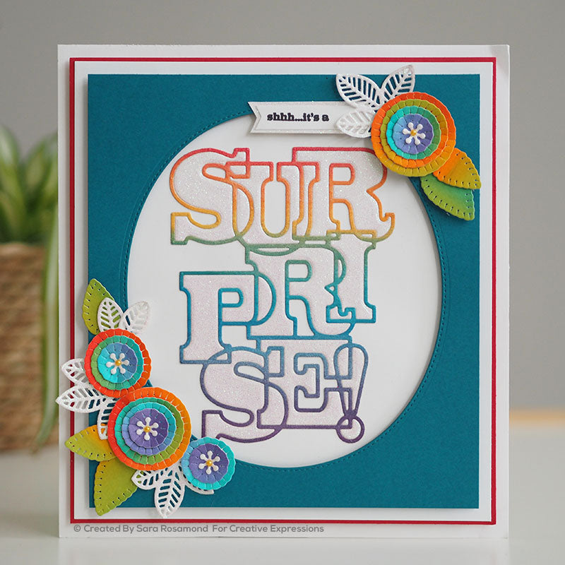 Sue Wilson Big Bold Words Surprise Craft Die & Stamp Set-2