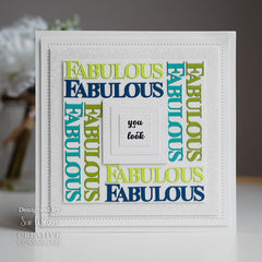 Creative Expressions Sue Wilson Fabulous Craft Die & Stamp Set-2