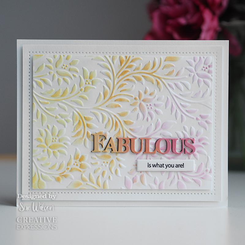 Creative Expressions Sue Wilson Fabulous Craft Die & Stamp Set-3