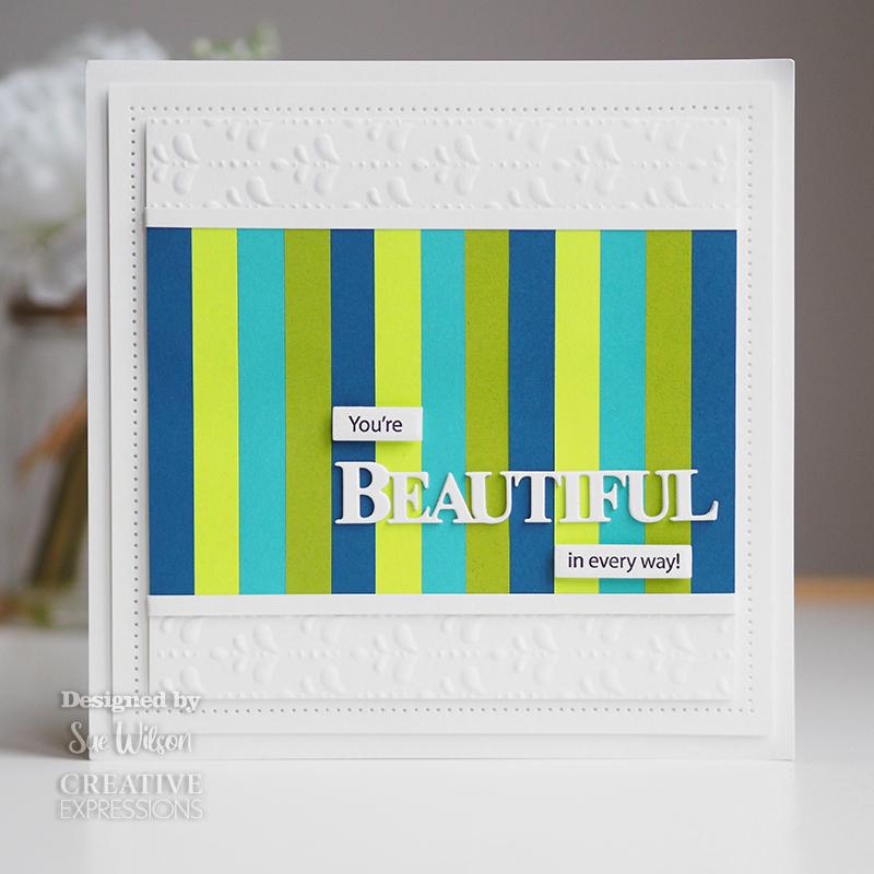 Creative Expressions Sue Wilson Beautiful Craft Die & Stamp Set-5