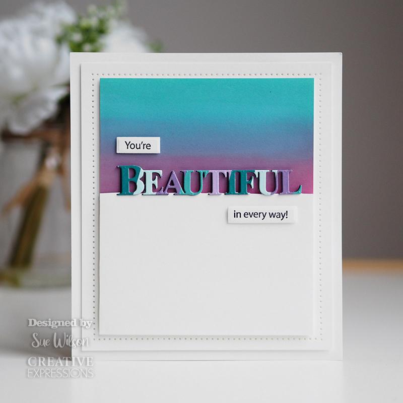 Creative Expressions Sue Wilson Beautiful Craft Die & Stamp Set-2