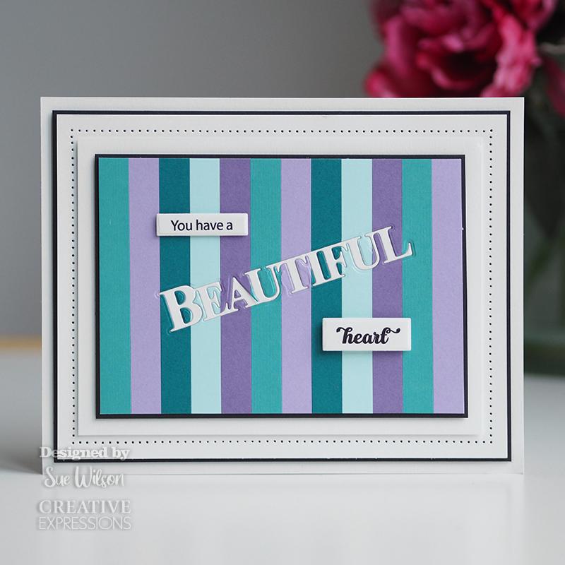 Creative Expressions Sue Wilson Beautiful Craft Die & Stamp Set-3
