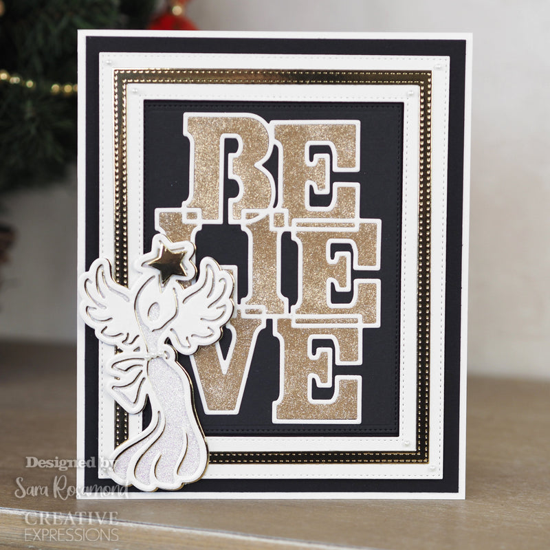 Creative Expressions Sue Wilson Christmas Angel 2021 Craft Die-6