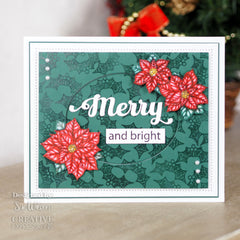 Creative Expressions Sue Wilson Merry Craft Die & Stamp Set-4