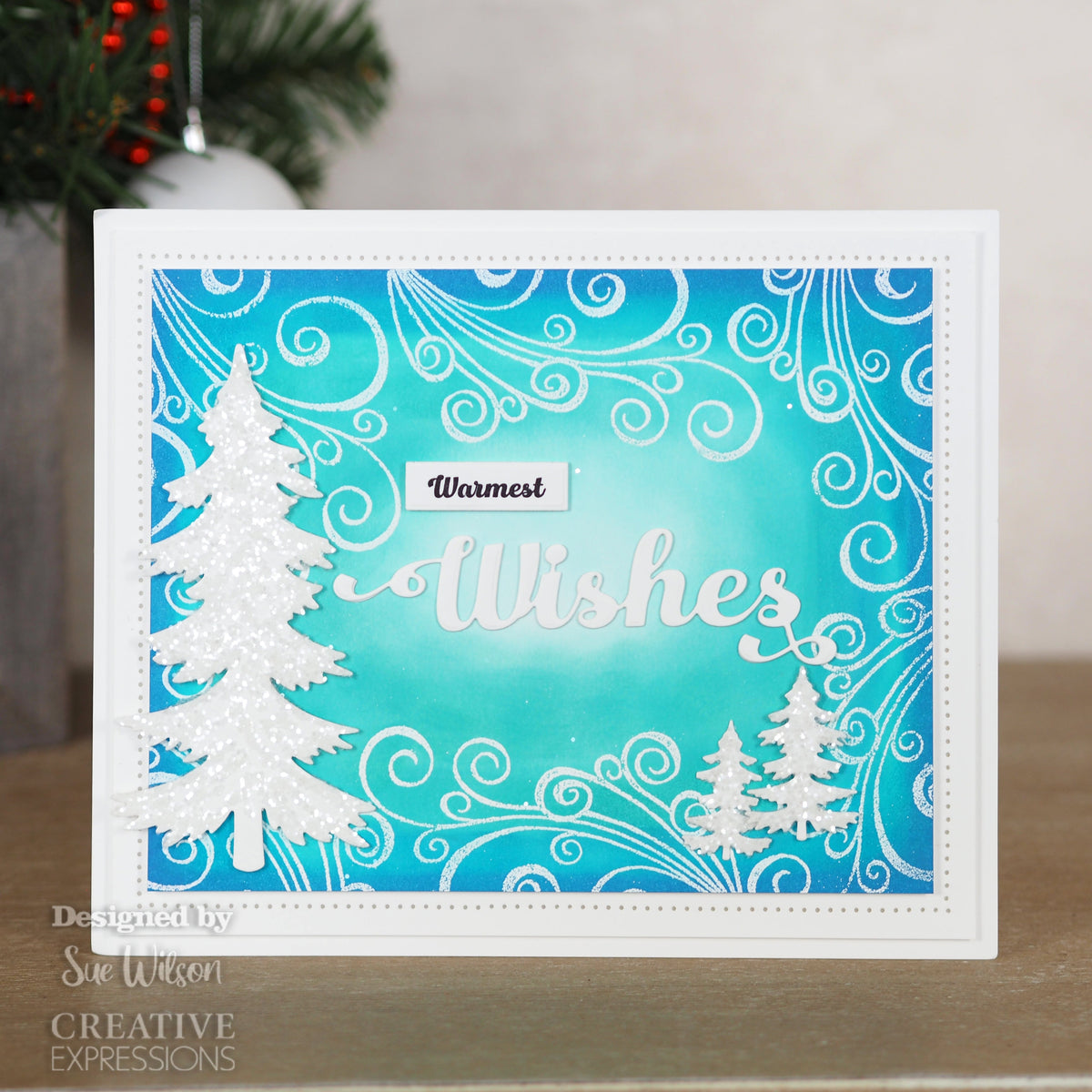 Creative Expressions Sue Wilson Wishes Craft Die & Stamp Set-3