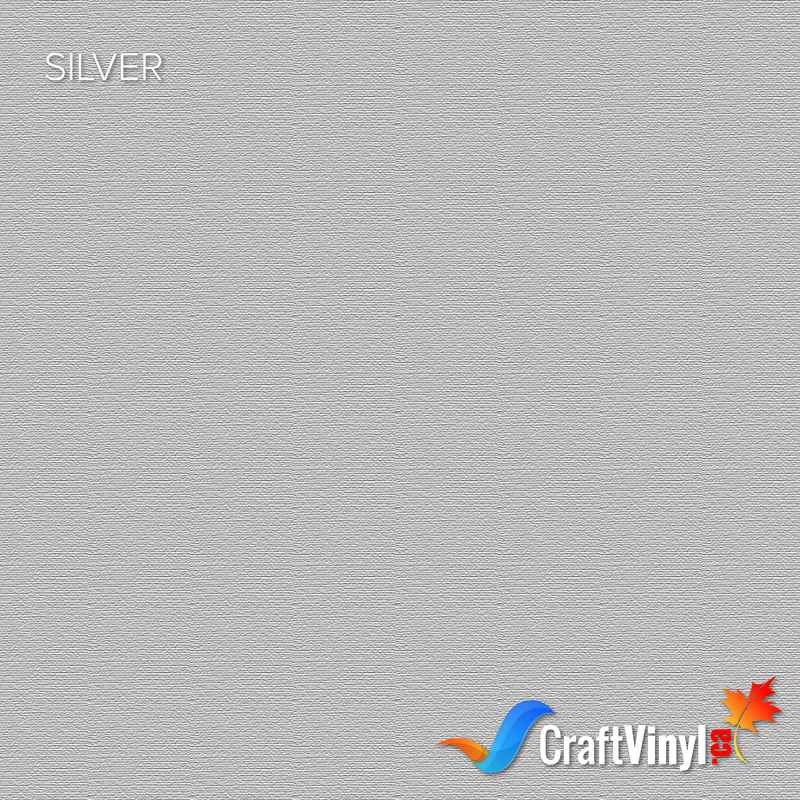 Craft Silver Puff HTV Vinyl 12" x 10"-1