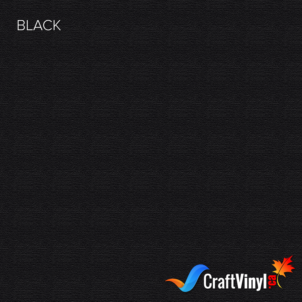 Craft Black Puff HTV Vinyl 12" x 10"-1