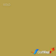 Craft Gold Puff HTV Vinyl 12" x 10"-1