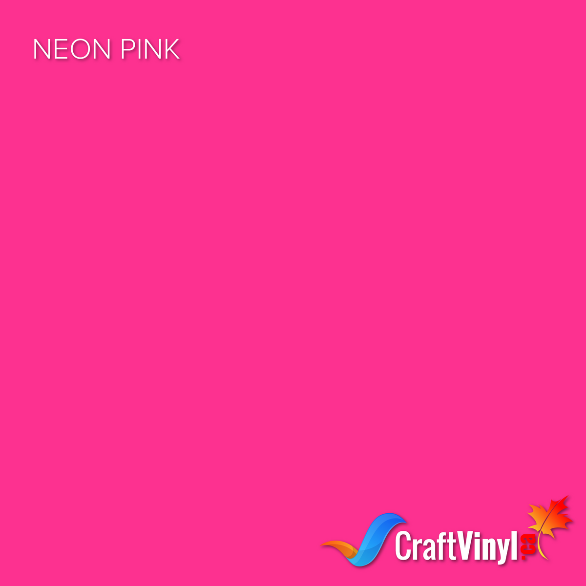 Craft Neon Pink Puff HTV Vinyl 12" x 10"-1