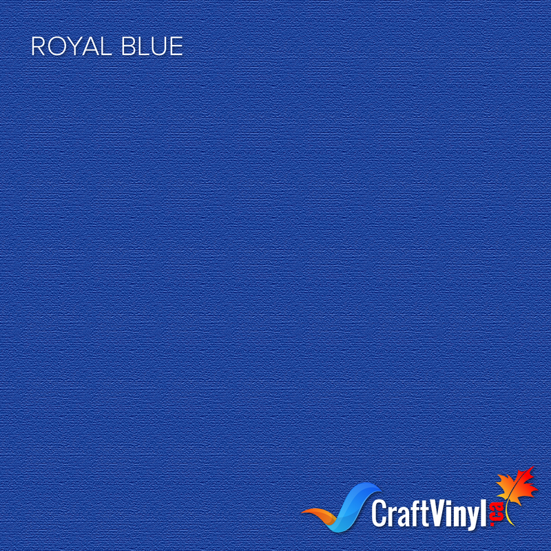 Craft Royal Blue Puff HTV Vinyl 12" x 10"-1