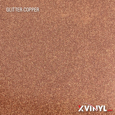XVinyl Premium Glitter Heat Transfer Vinyl - High Quality Sparkling HTV Sheets-5