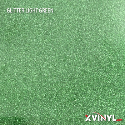 XVinyl Premium Glitter Heat Transfer Vinyl - High Quality Sparkling HTV Sheets-9