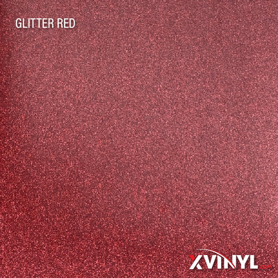 XVinyl Premium Glitter Heat Transfer Vinyl - High Quality Sparkling HTV Sheets-21