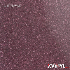XVinyl Premium Glitter Heat Transfer Vinyl - High Quality Sparkling HTV Sheets-29
