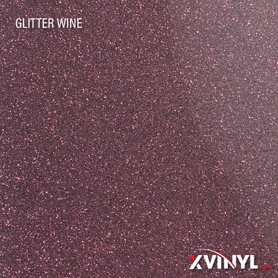 XVinyl Premium Glitter Heat Transfer Vinyl - High Quality Sparkling HTV Sheets-29