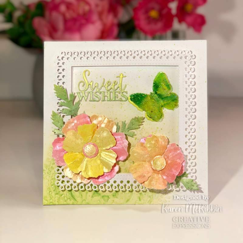 Creative Expressions Sam Poole Shabby Basics Petite Fleur - Madelaine Craft Die-5