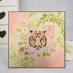Creative Expressions Timeless Florals 7 in x 7 in Stencil-2