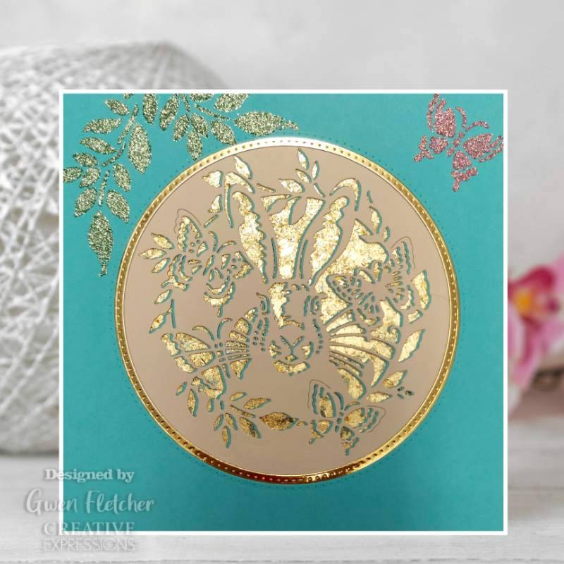 Creative Expressions Graceful Butterflies 7 in x 7 in Stencil-2
