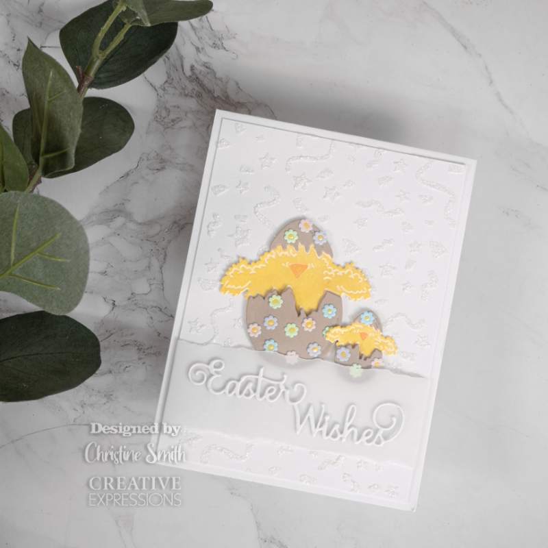 Creative Expressions Party Confetti DL Stencil 4 in x 8 in (10.0 x 20.3 cm)-5