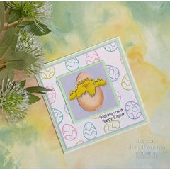 Woodware Clear Singles Flower Pot Gnome 4 in x 6 in Stamp-5