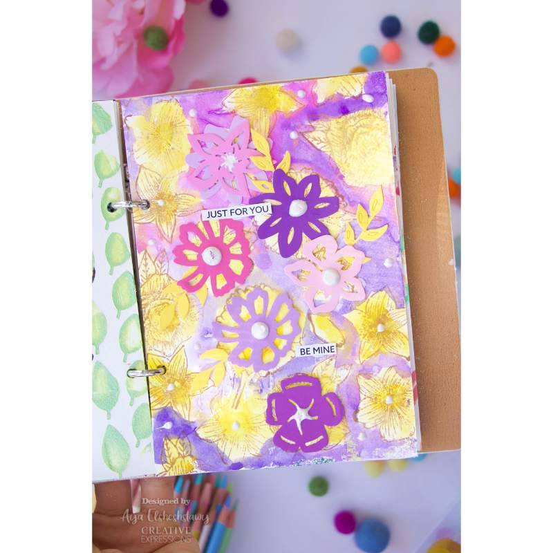 Creative Expressions Helen Colebrook Flower Garden Craft Die-12