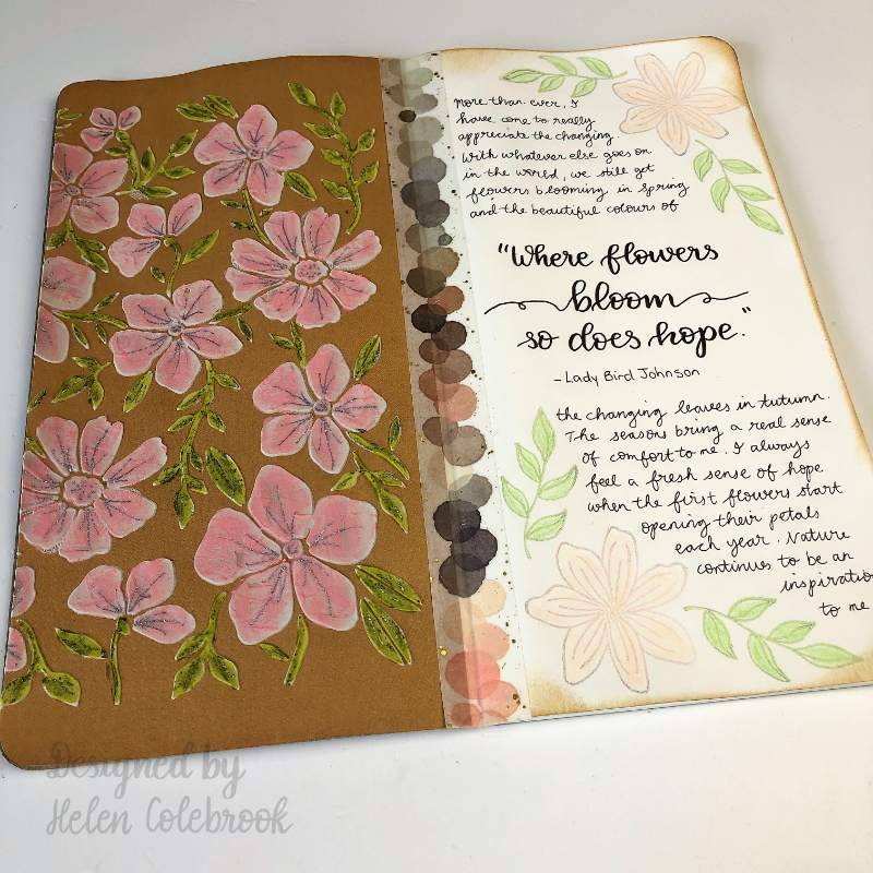 Creative Expressions Helen Colebrook Blooming Marvelous 6 in x 4 in Clear Stamp Set-2