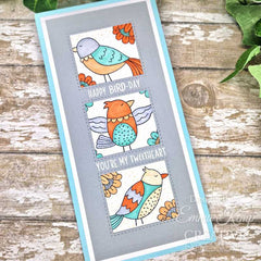 Set de sellos transparentes Creative Expressions Jane's Doodles Birdsong Blooms, 6 pulg. x 8 pulg.-14
