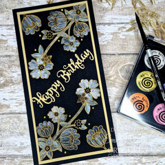 Set de sellos transparentes Creative Expressions Jane's Doodles Birdsong Blooms, 6 pulg. x 8 pulg.-16