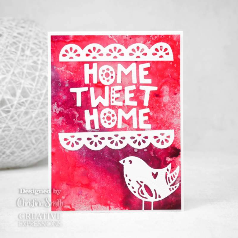 Creative Expressions Paper Panda Home Tweet Home Craft Die-3