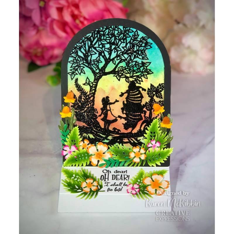 Creative Expressions Paper Panda Tweedledum and Tweedledee Pre Cut Rubber Stamp-4