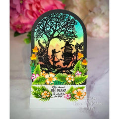 Creative Expressions Paper Panda Tweedledum and Tweedledee Pre Cut Rubber Stamp-4