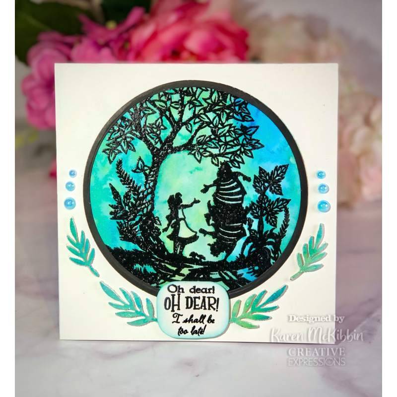 Creative Expressions Paper Panda Tweedledum and Tweedledee Pre Cut Rubber Stamp-3