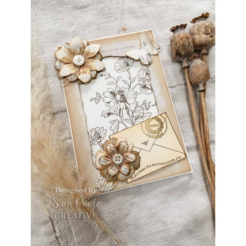 Creative Expressions Sam Poole Shabby Basics Shabby Butterflies Craft Die-7