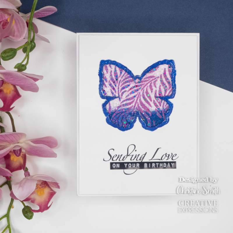 Creative Expressions Sam Poole Shabby Basics Shabby Butterflies Craft Die-8