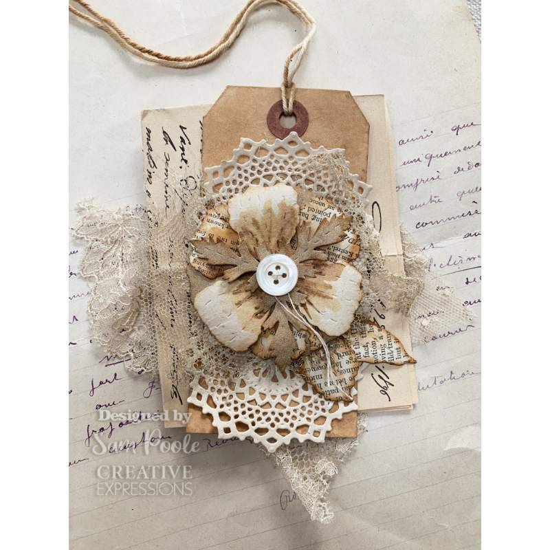 Creative Expressions Sam Poole Shabby Basics Petite Fleur - Madelaine Craft Die-3