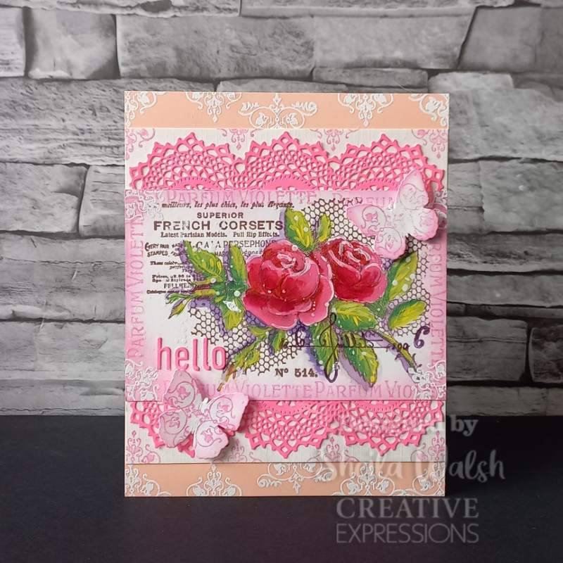 Creative Expressions Sam Poole Shabby Basics Shabby Butterflies Craft Die-5