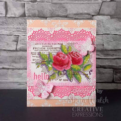 Creative Expressions Sam Poole Shabby Basics Shabby Butterflies Craft Die-5