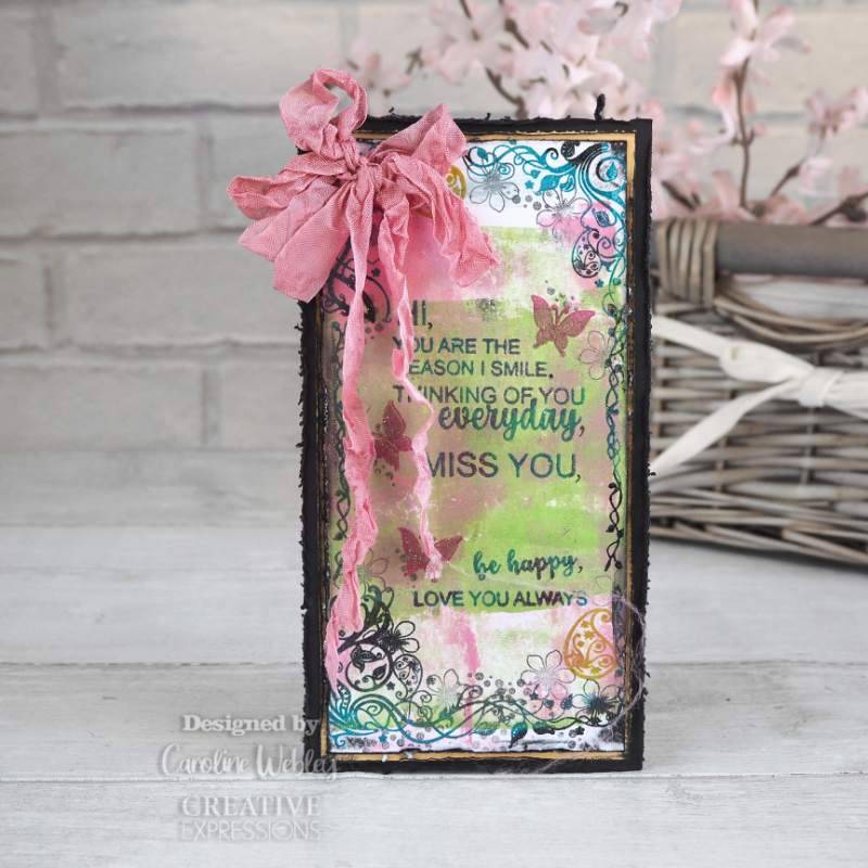 Creative Expressions Designer Boutique Escape The Ordinary 6 in x 4 in Clear Stamp Set-2