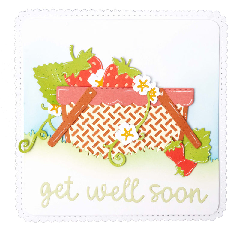 CCL Cutting Die Wordz Get Well Essentials 120x87x1mm 10 PC nr.479-2