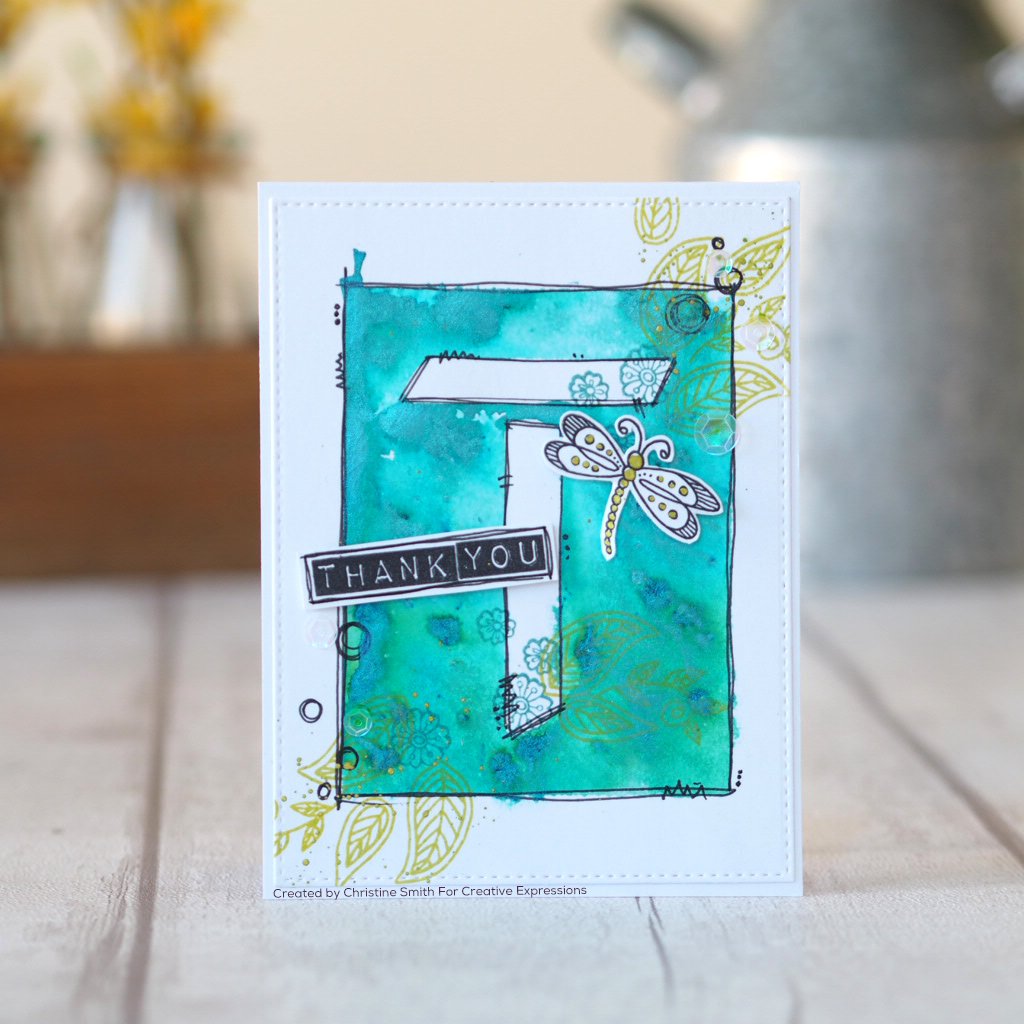 Mini Stencil Upper Case Letter-58