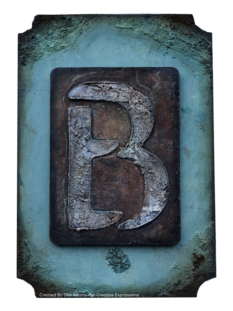 Mini Stencil Upper Case Letter-53