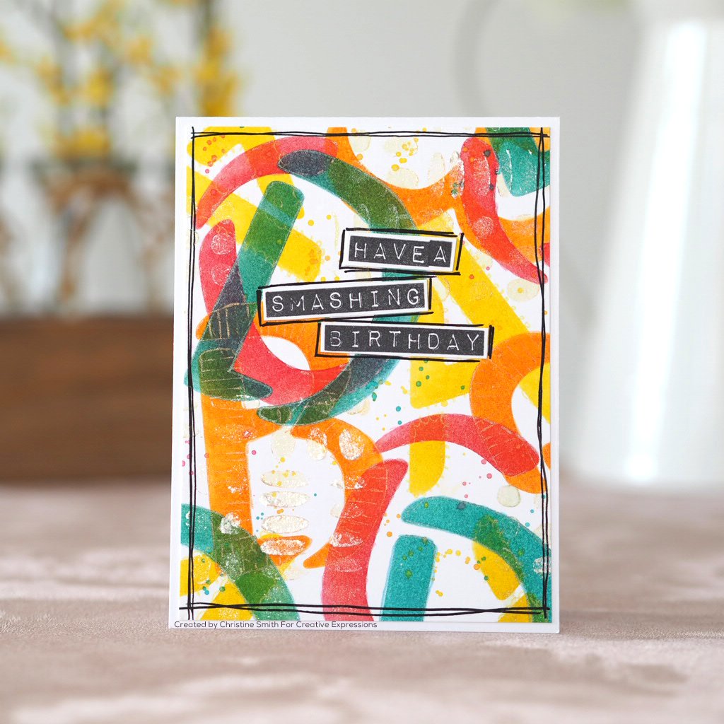 Mini Stencil Upper Case Letter-54