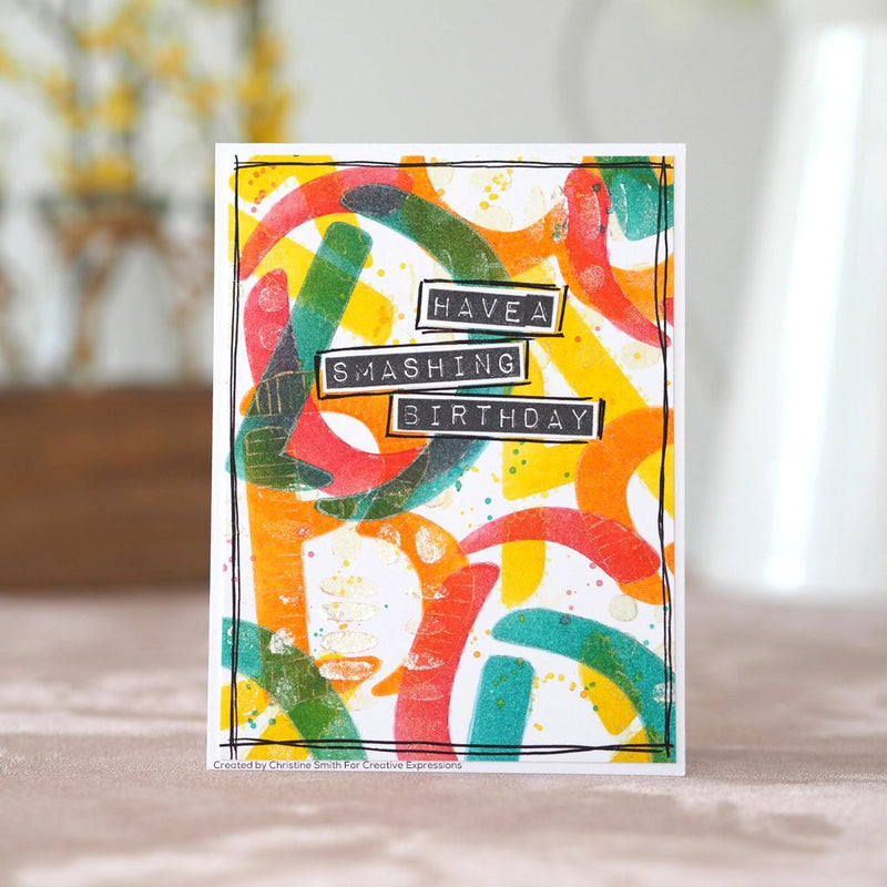 Mini Stencil Upper Case Letter-54