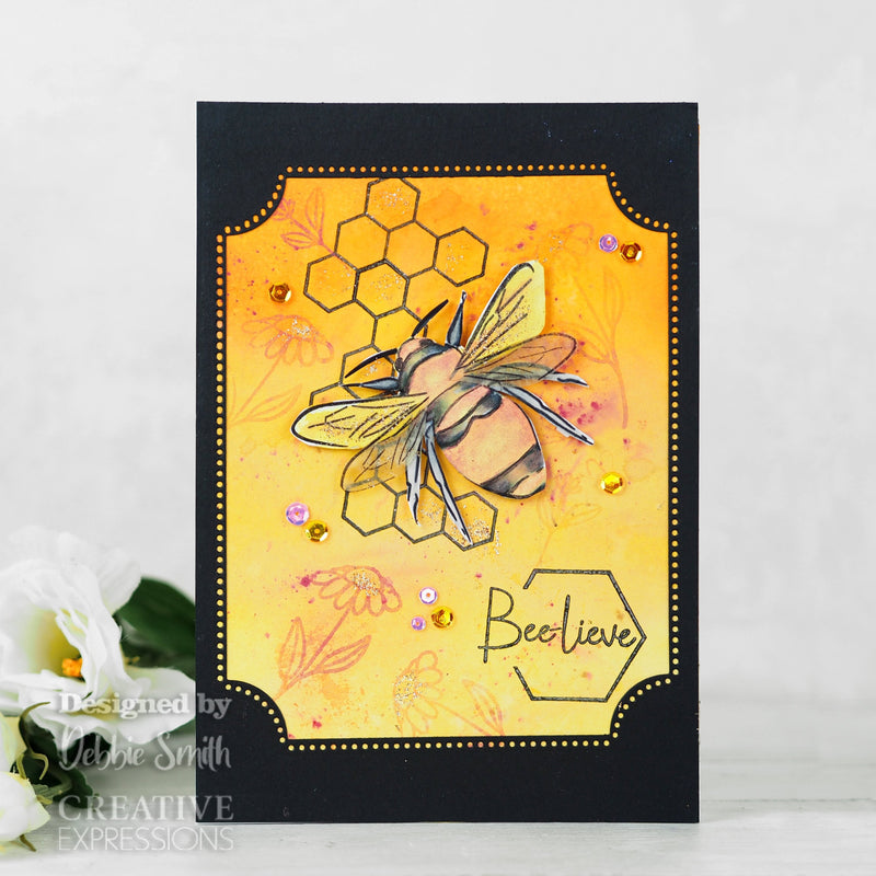 Creative Expressions Bonnita Moaby Queen Bee A5 Clear Stamp Set-2
