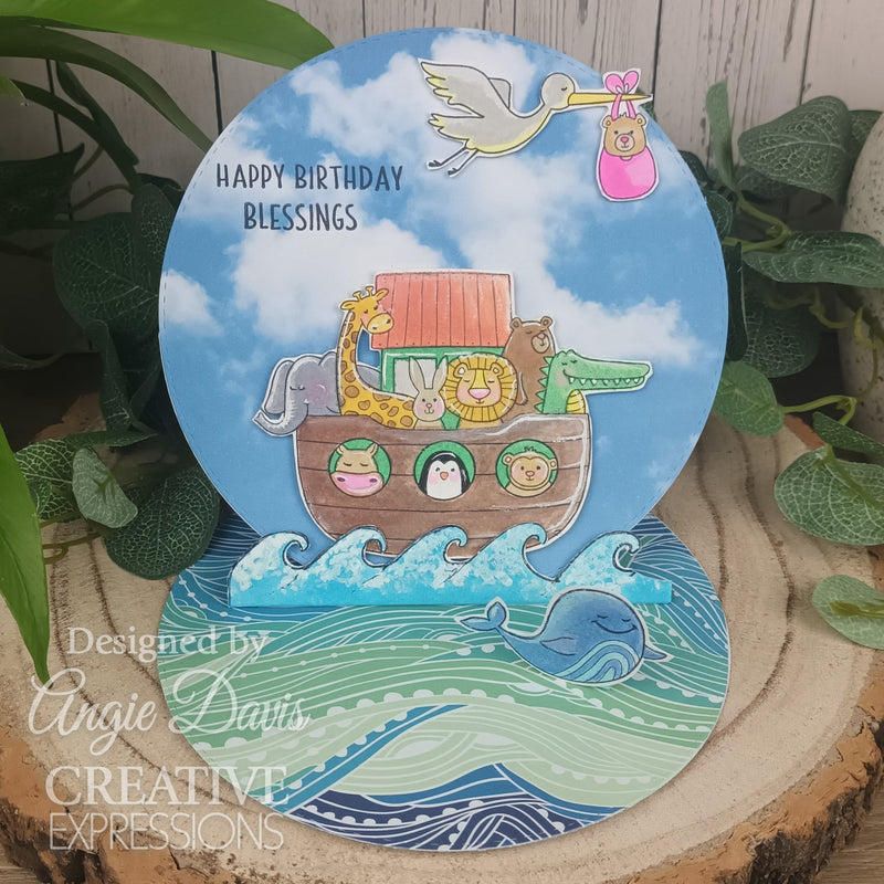 Creative Expressions Jane's Doodles Special Delivery 6 in x 8 in Clear Stamp Set-4