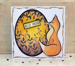 Creative Expressions Bonnita Moaby Clever Fox A5 Clear Stamp Set-4